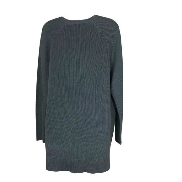 Athleta Grey Hanover V-neck Sweater Size L - Picture 6 of 8